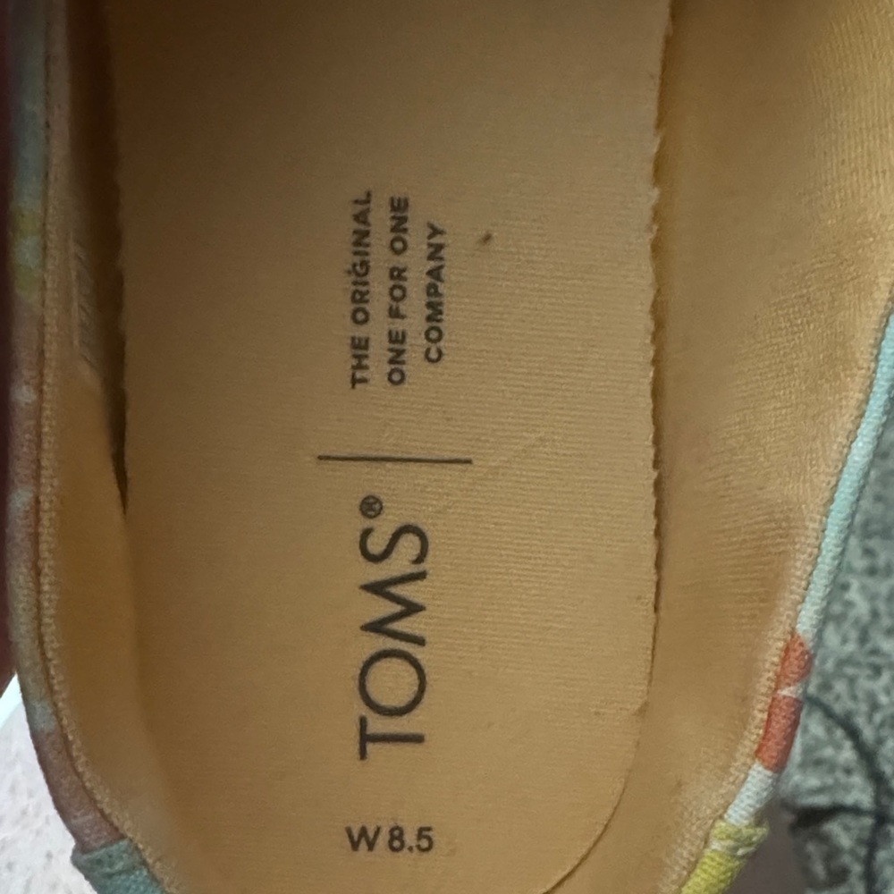 TOMS Women's Multicolor Floral Loafers - Picture 2 of 6